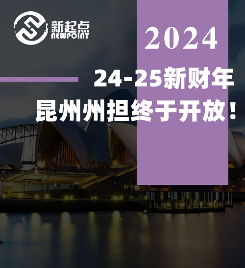 24-25新财年昆州州担终于开放！