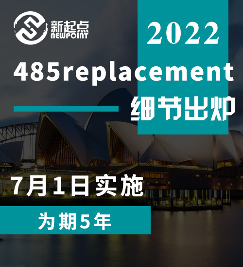 485replacement细节出炉，7月1日实施，福利为期5年，485四项福利计划全部尘埃落定