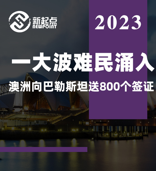 一大波难民涌入! 澳洲向巴勒斯坦送800个签证, 以色列拿了2倍还要多