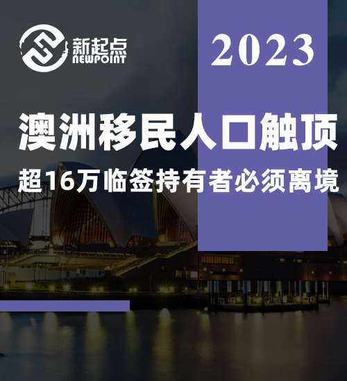 澳洲移民人口触顶! 澳洲政府已收紧政策, 超16万临签持有者必须离境